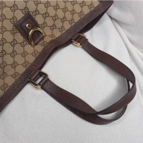 Authentic Gucci GG Monogram Supreme Abbey Canvas Large Tote Bag - Picture 8 of 12